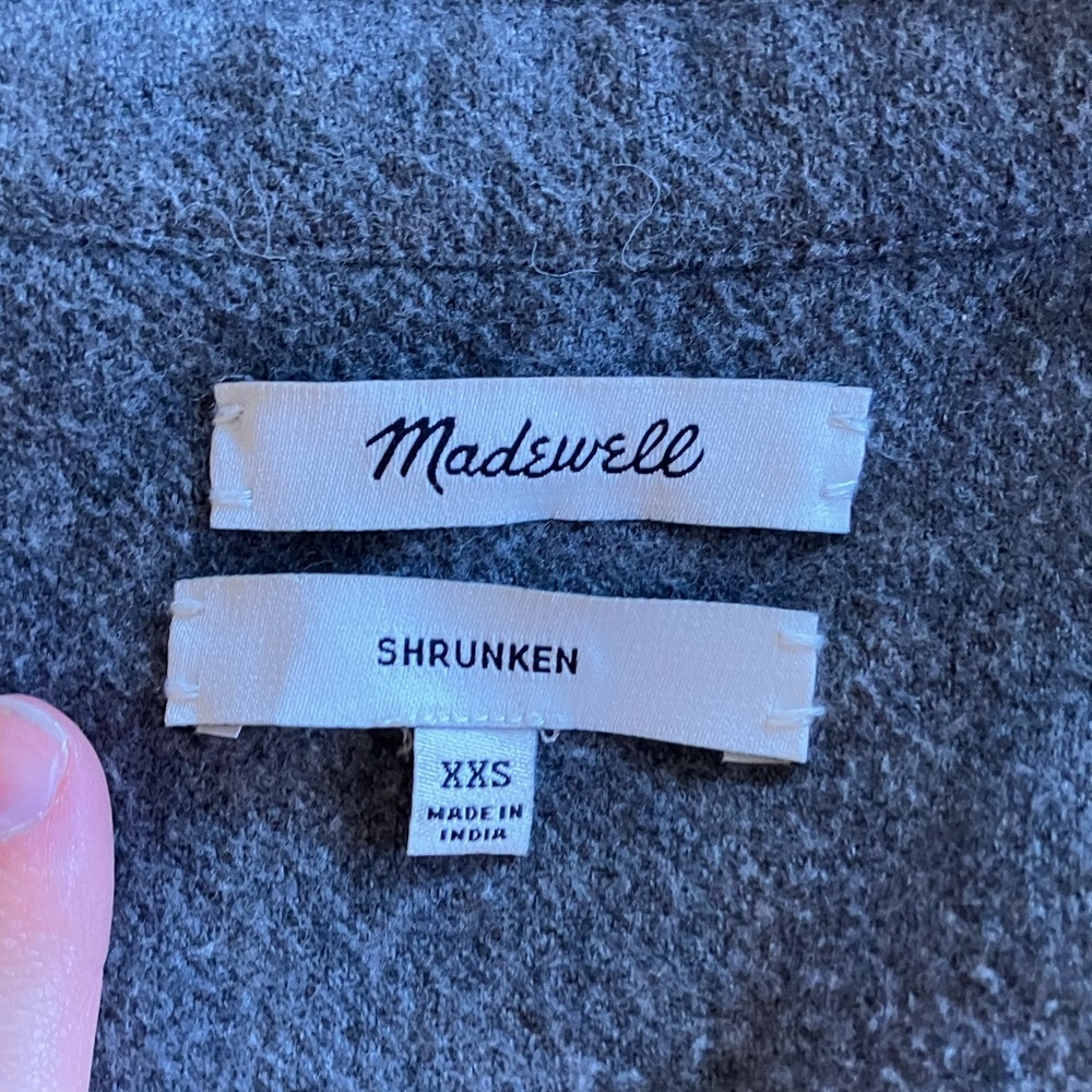 Wool Button Down - Picture 3 of 3